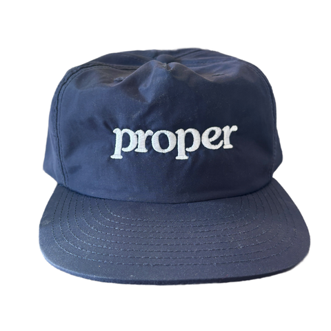 Proper Logo Cap Navy