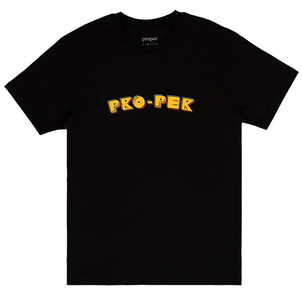 Proper Puck T Shirt - Black