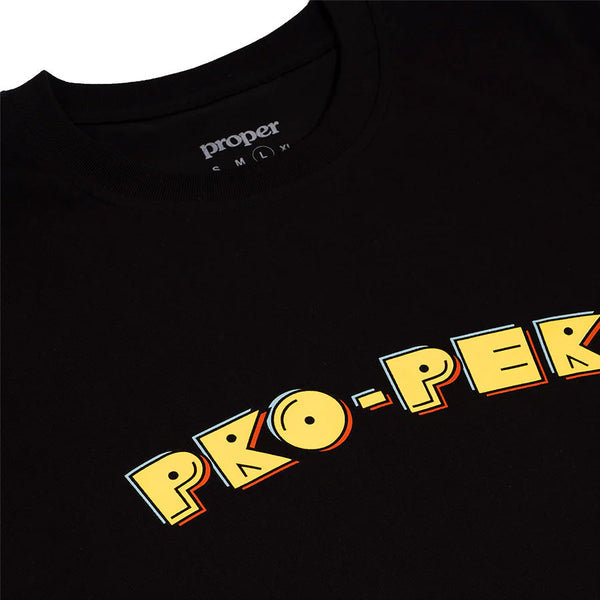 Proper Puck T Shirt - Black