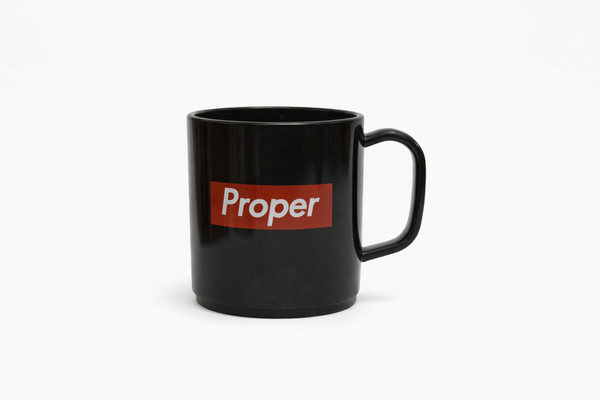 Proper Sup Mug Black