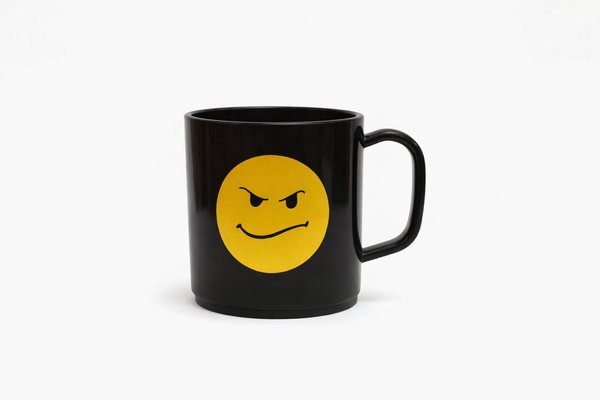 Proper Smiley Mug Black