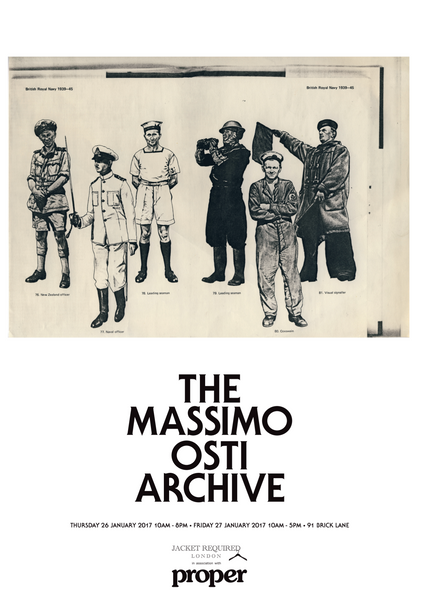 Massimo Osti Archive Event Poster