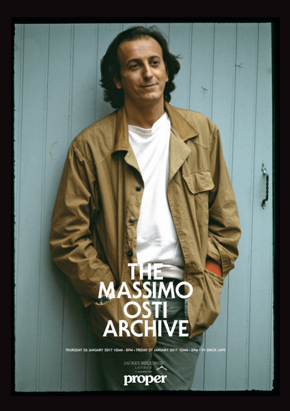 Massimo Osti Archive Event Poster