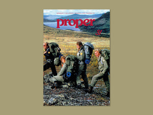 Proper Magazine Issue 31 - Fjällräven Cover