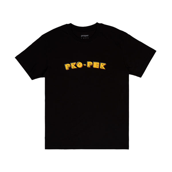 Proper Puck T Shirt - Black