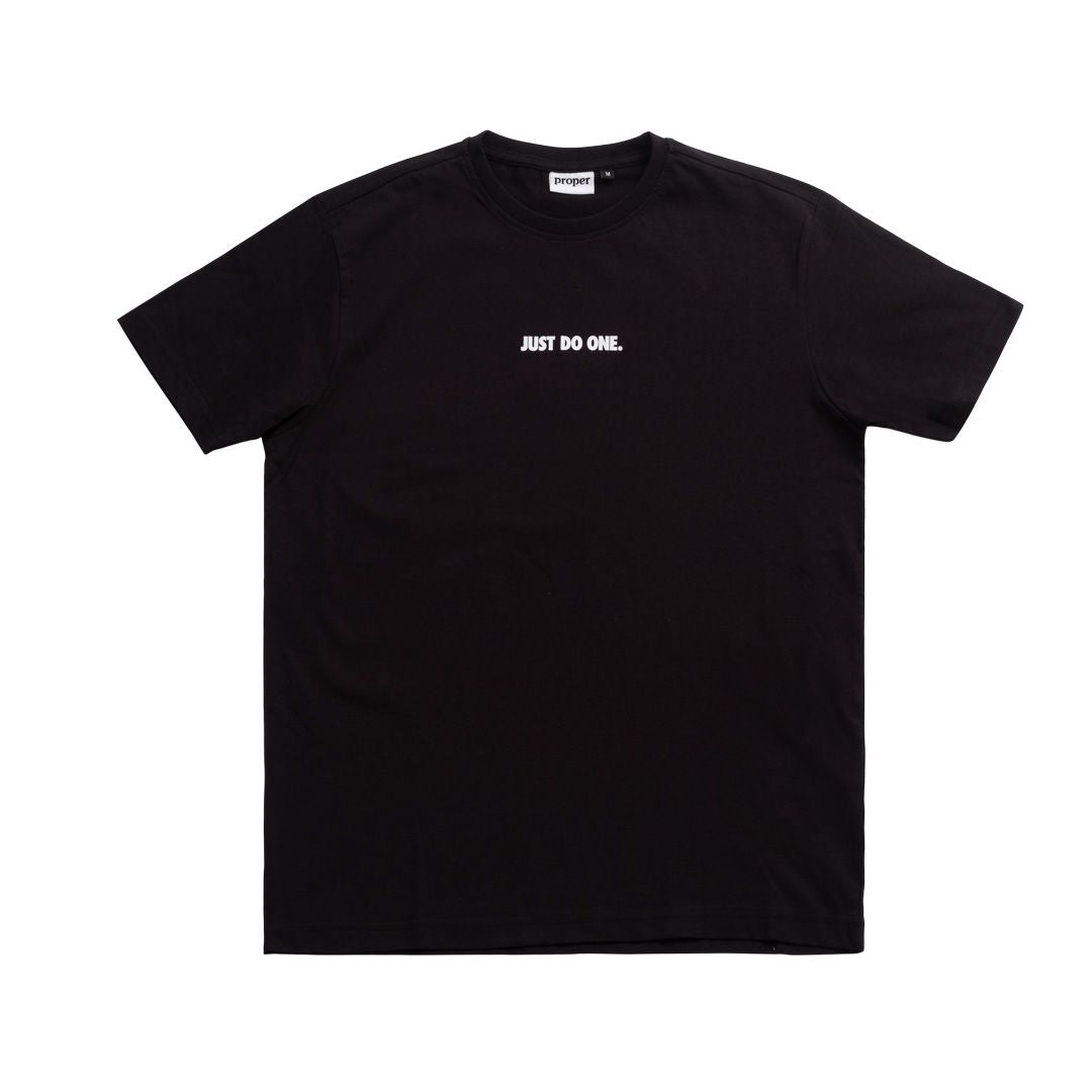 Proper Just Do One T-Shirt Black