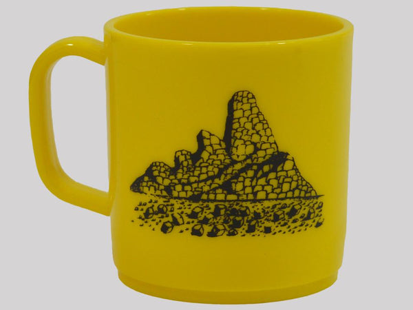Proper Gaulle Stones Mug Yellow